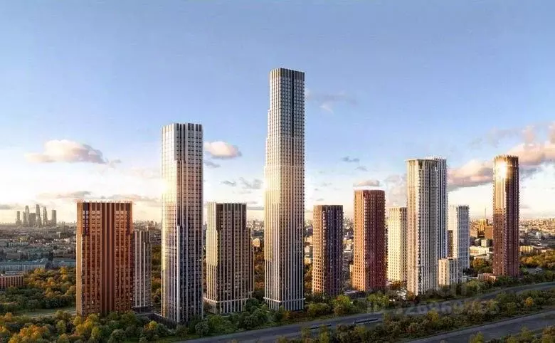 1-к кв. Москва Павелецкая Сити жилой комплекс, к13 (45.1 м) - Фото 1