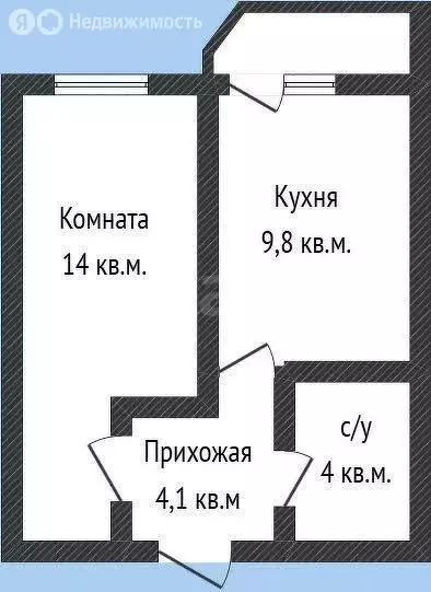 1-комнатная квартира: Краснодар, улица имени Дзержинского, 110Ак1 ... - Фото 0