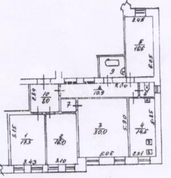 4-к кв. Москва Садовая-Кудринская ул., 32С2 (124.0 м) - Фото 0