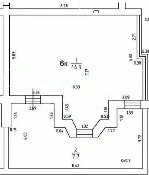 3-к кв. Калининградская область, Зеленоградск ул. Гагарина, 85к4 ... - Фото 2