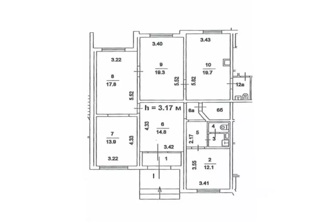 Помещение свободного назначения в Москва проезд Нансена, 6К3 (117 м) - Фото 1