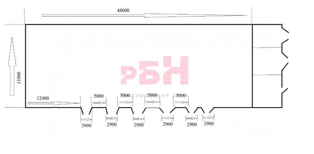 Склад в Свердловская область, Белоярский пгт ул. Калинина, 40А (528 м) - Фото 2