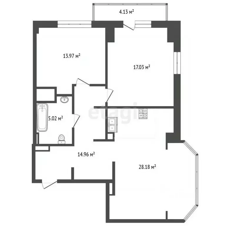 3-к кв. Самарская область, Самара ул. Буянова, 120 (83.3 м) - Фото 1
