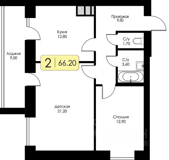 3-к кв. Смоленская область, Смоленск пос. Загорье, Загорье жилой ... - Фото 0