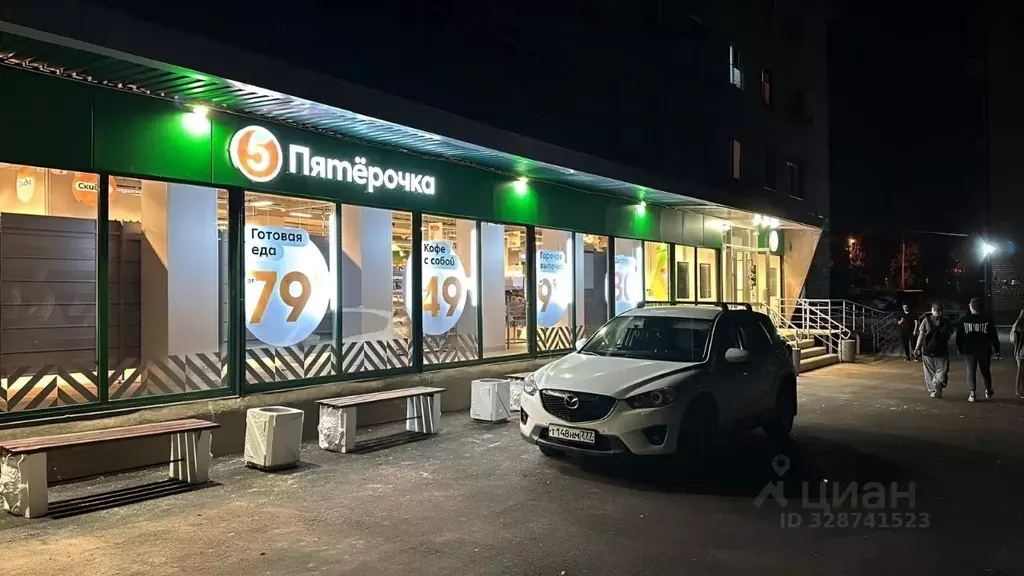 Торговая площадь в Ленинградская область, Тихвин 3-й мкр, 36А (1057 м) - Фото 1