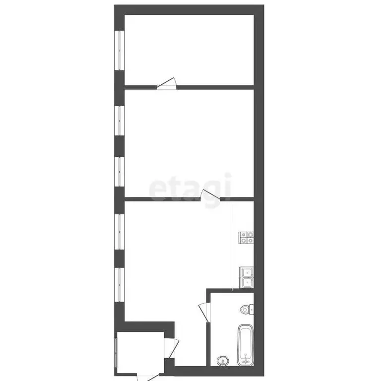2-комнатная квартира: Муром, Совхозная улица, 13 (63 м) - Фото 0