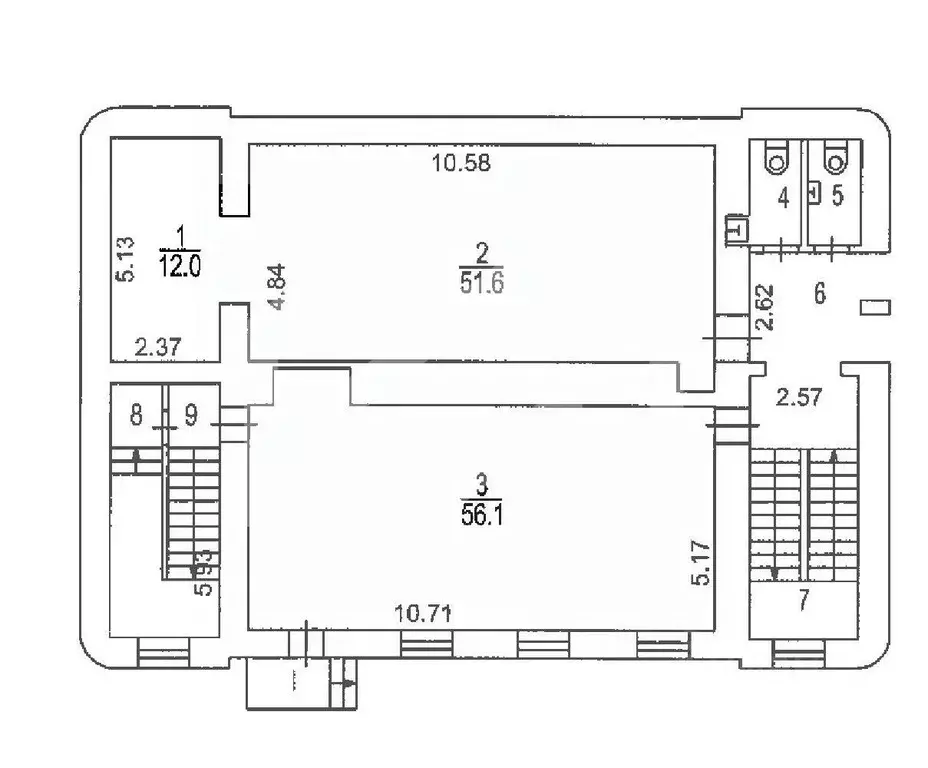 Помещение свободного назначения в Москва Садовническая ул., 84С3 (1184 ... - Фото 2