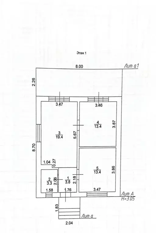 Дом в Татарстан, Высокогорский район, Семиозерское с/пос, Паевые земли ... - Фото 2