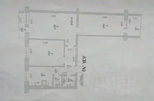 3-к кв. Саратовская область, Энгельс Полтавская ул., 9Б (65.7 м) - Фото 2