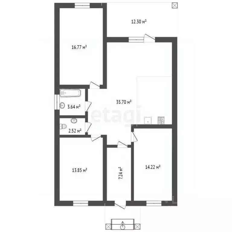 Дом в Воронежская область, Рамонский район, Новоживотинновское с/пос, ... - Фото 0