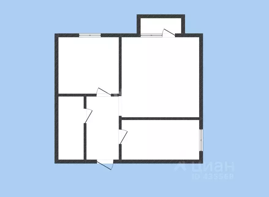 2-к кв. Белгородская область, Губкин пер. Горняков, 1 (39.9 м) - Фото 2