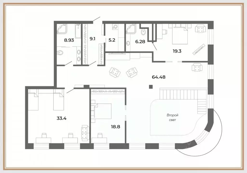 Квартира, 4 комнаты, 363 м - Фото 0