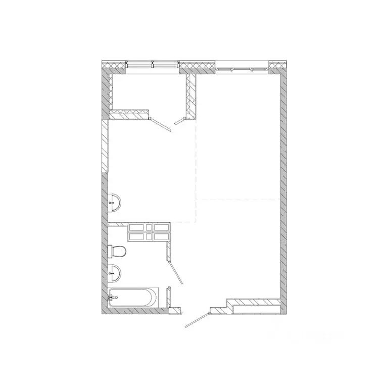 1-к кв. Приморский край, Владивосток Посейдония жилой комплекс (42.06 ... - Фото 1