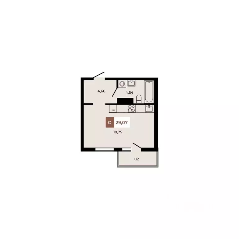 Студия Ростовская область, Аксайский район, Щепкинское с/пос, пос. ... - Фото 1