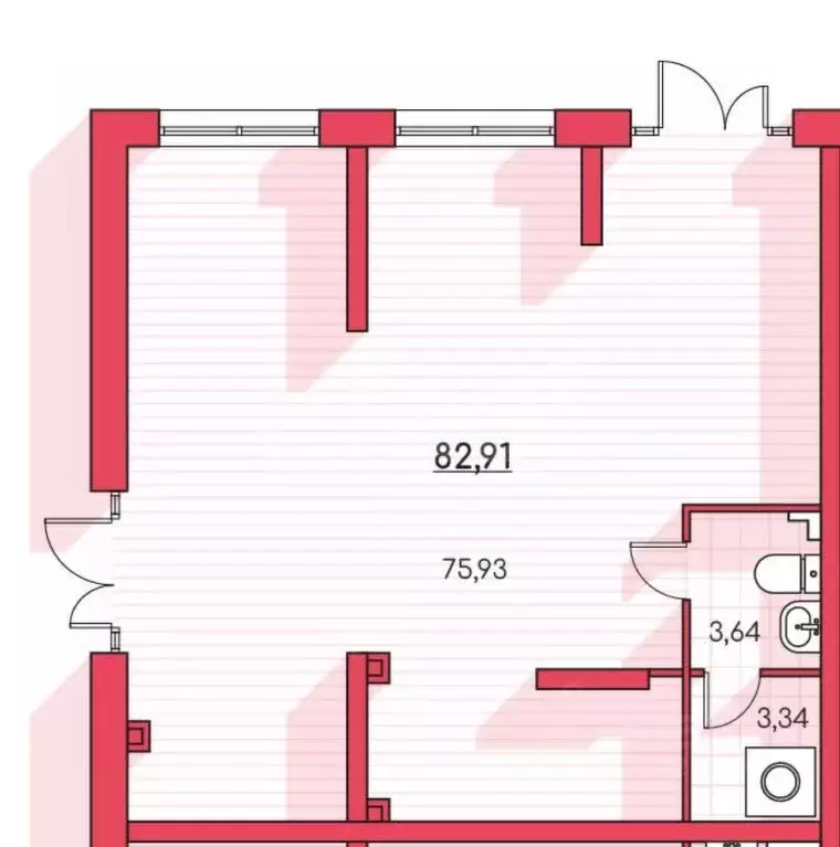 Помещение свободного назначения в Курганская область, Курган Заозерный ... - Фото 2