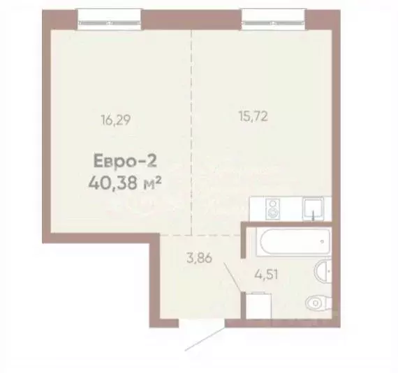 2-к кв. Иркутская область, Иркутск Советская ул., 109/3 (40.0 м) - Фото 1