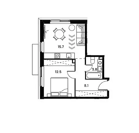 Продаётся 1-к квартира, 40.1 м - Фото 0