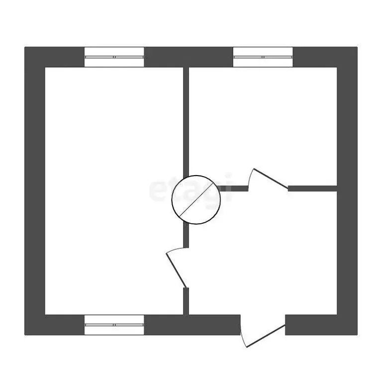 Дом в Кыштым, улица Красных Зорь (36 м) - Фото 1