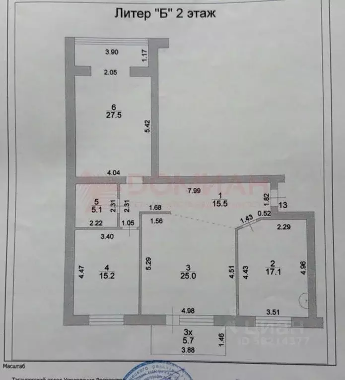 3-к кв. Ростовская область, Таганрог ул. Пальмиро Тольятти, 3Б (105.0 ... - Фото 2