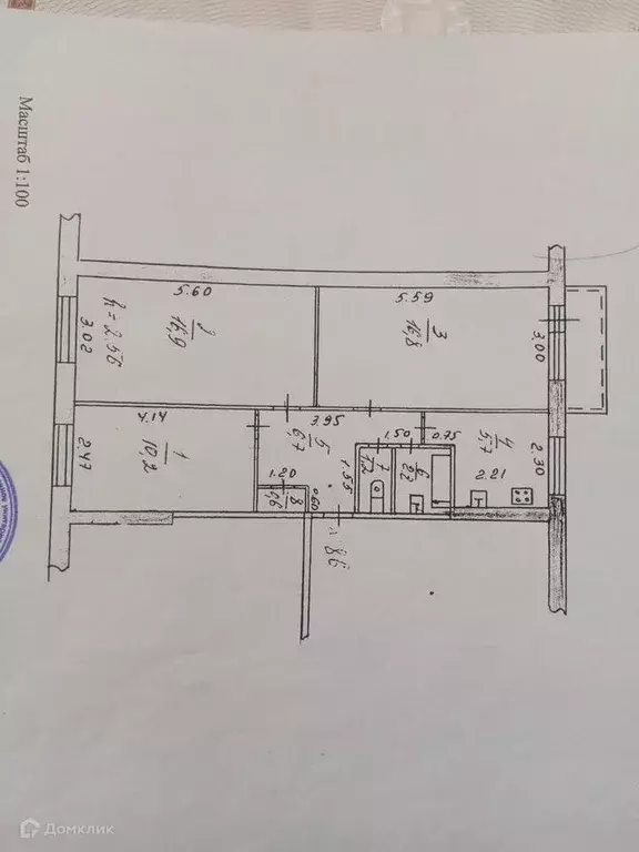 Продаётся 3-к квартира, 60.3 м - Фото 0