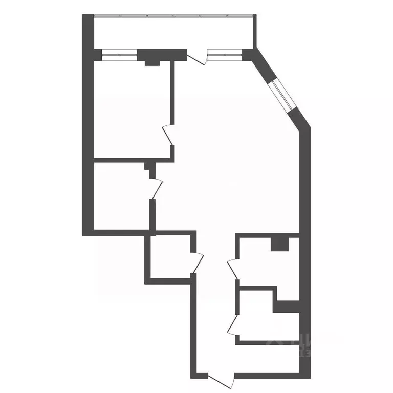 3-к кв. Амурская область, Благовещенск ул. Мухина, 47 (76.0 м) - Фото 2