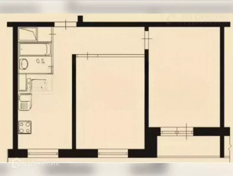 Продаётся 2-к квартира, 46 м - Фото 0