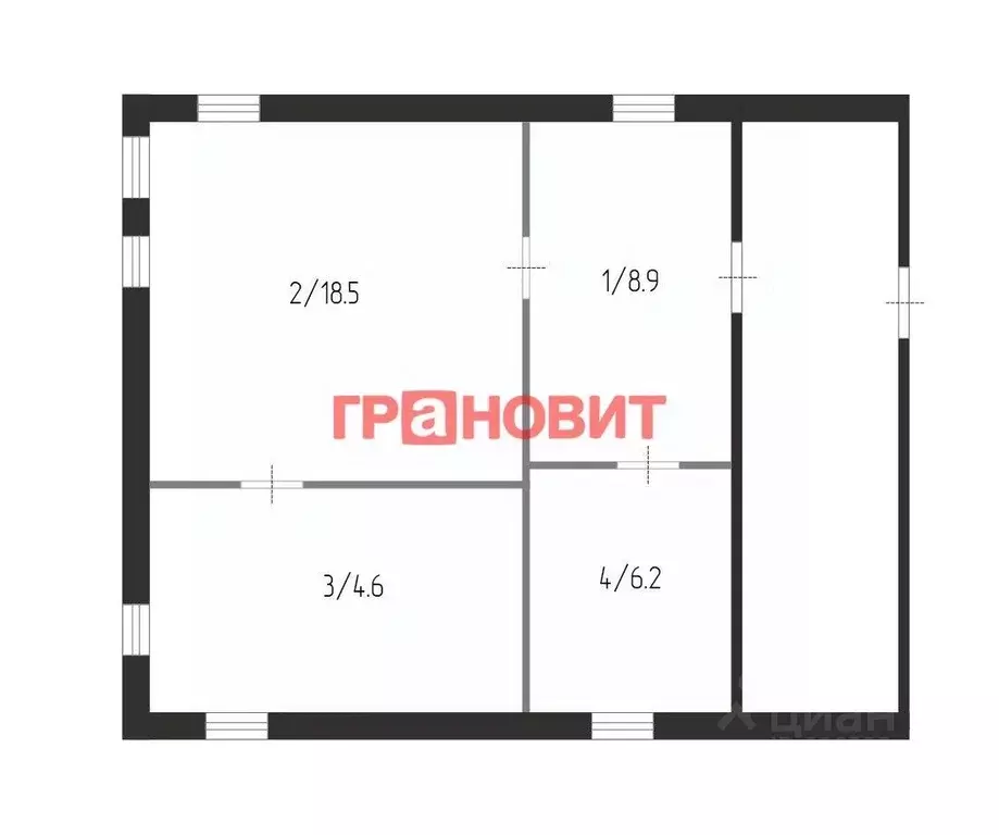 Дом в Новосибирская область, Коченево рп ул. Кузнецкая, 11 (68 м) - Фото 1