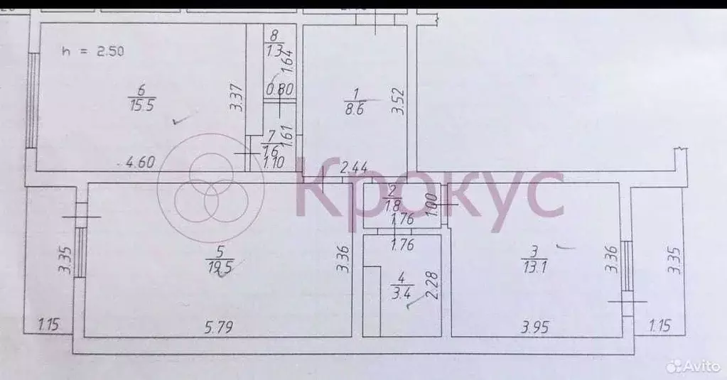 2-к кв. Краснодарский край, Новороссийск ул. Тобольская, 7А (72.4 м) - Фото 1