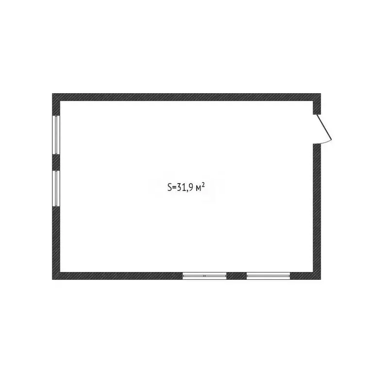 Офис (31.9 м) - Фото 1