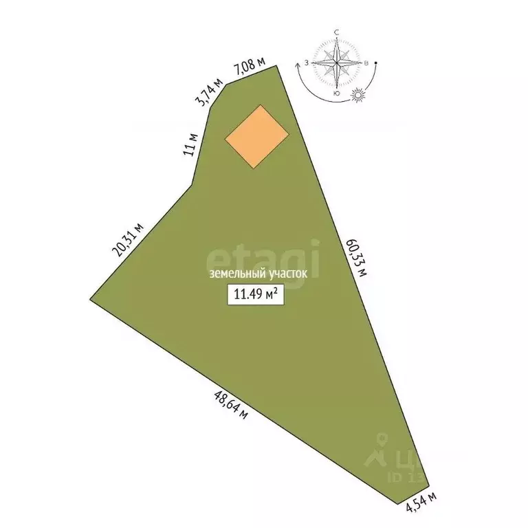 Участок в Амурская область, Благовещенск Ветерок СНТ,  (11.0 сот.) - Фото 2