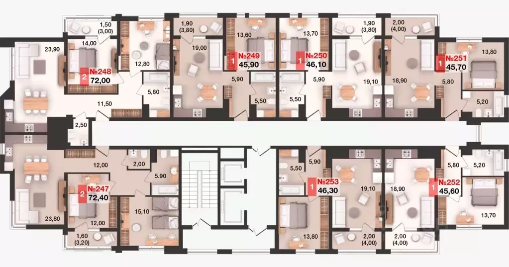 1-к кв. Калининградская область, Калининград Солнечный город жилой ... - Фото 2