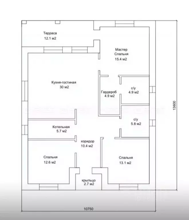 Дом в Татарстан, Лаишевский район, Егорьевское с/пос, д. Кзыл-Иль ул. ... - Фото 2