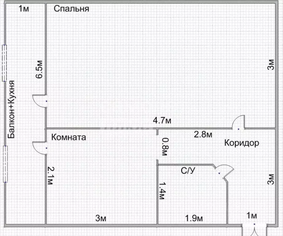 1-к кв. Дагестан, Дербент просп. Агасиева, 20 (35.0 м) - Фото 2