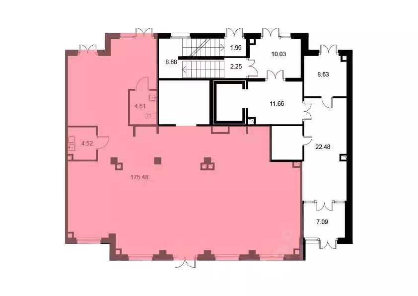 Помещение свободного назначения в Санкт-Петербург, Санкт-Петербург, ... - Фото 2