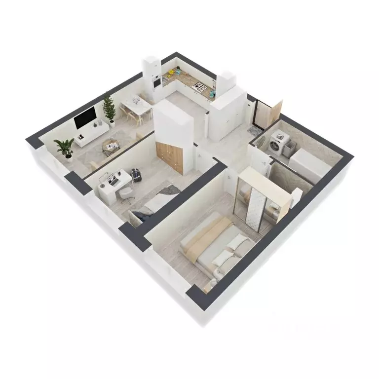 2-к кв. Нижегородская область, Нижний Новгород Северо-Восточная ул., 5 ... - Фото 2