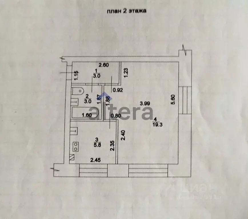 1-к кв. Татарстан, Казань ул. Чехова, 4А (31.1 м) - Фото 2