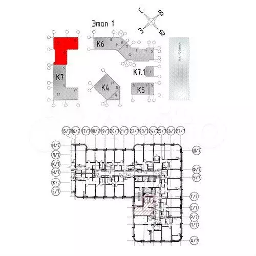 Квартира-студия, 31,4 м, 6/17 эт. - Фото 1