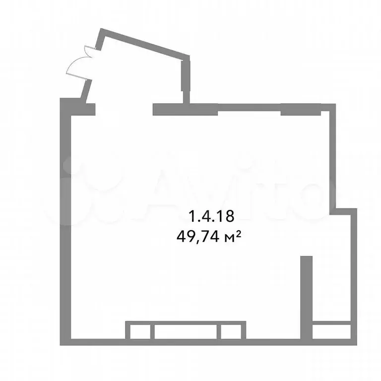 Продам помещение свободного назначения, 49.74 м - Фото 0