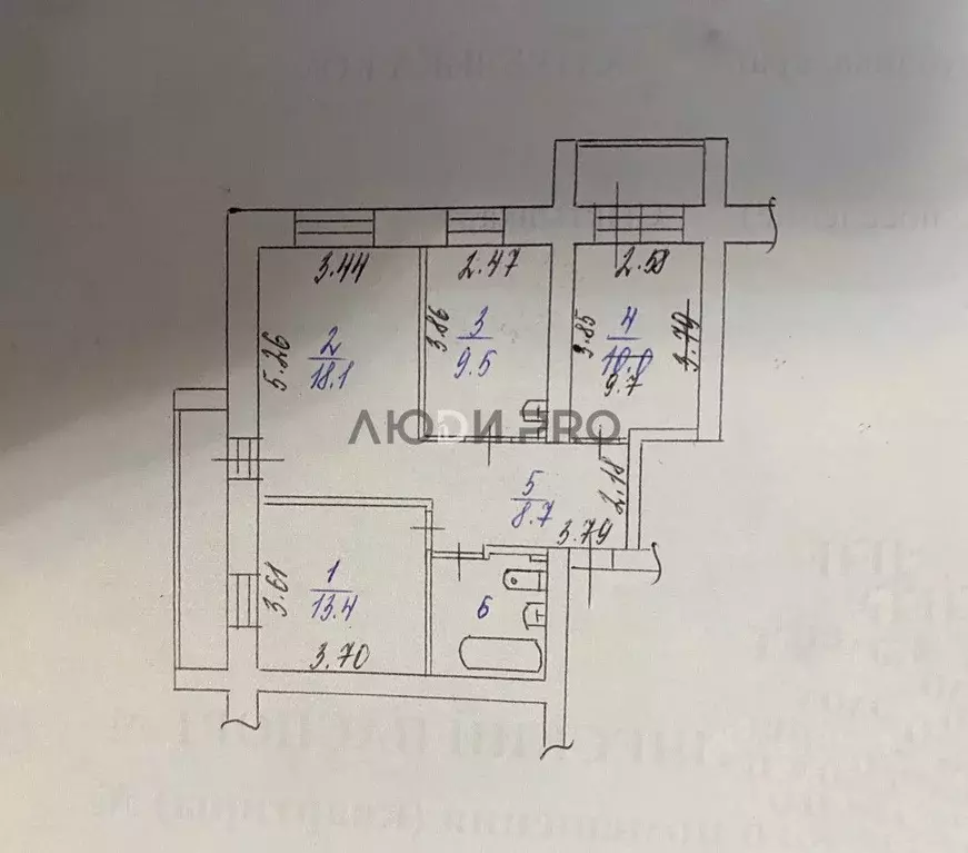 3-к кв. Коми, Сыктывкар ул. Жакова, 6 (65.0 м) - Фото 2