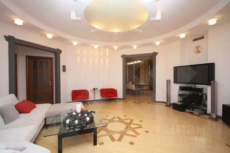 3-к кв. Москва 1-й Смоленский пер., 17 (140.0 м) - Фото 1