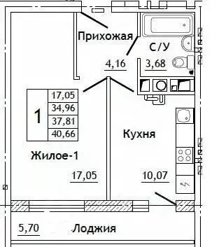 1-к кв. Смоленская область, Смоленский муниципальный округ, д. ... - Фото 1