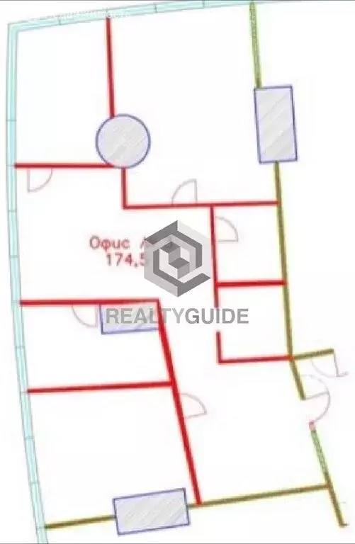 Офис (174.5 м) - Фото 1