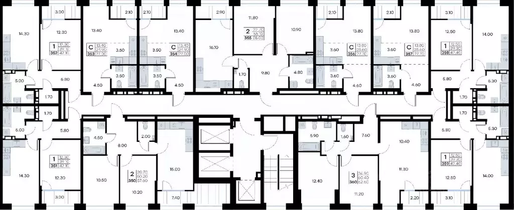 3-к кв. Приморский край, Владивосток ул. Нейбута, 135 (62.6 м) - Фото 2