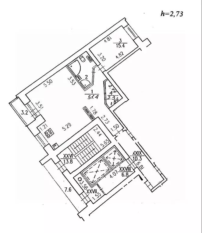 2-к кв. Санкт-Петербург просп. Маршала Жукова, 36к1 (76.4 м) - Фото 2