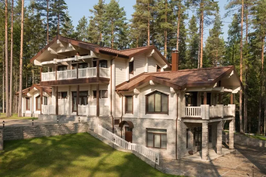 Коттедж в Ленинградская область, Всеволожский район, Куйвозовское ... - Фото 1