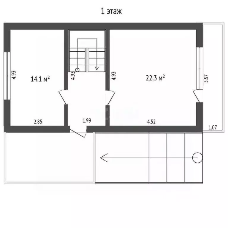 Дом в Краснодарский край, Новороссийск городской округ, с. Мысхако ул. ... - Фото 2