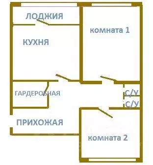 2-к кв. Московская область, Химки Сходня мкр, туп. 3-й Мичуринский, 5 ... - Фото 2