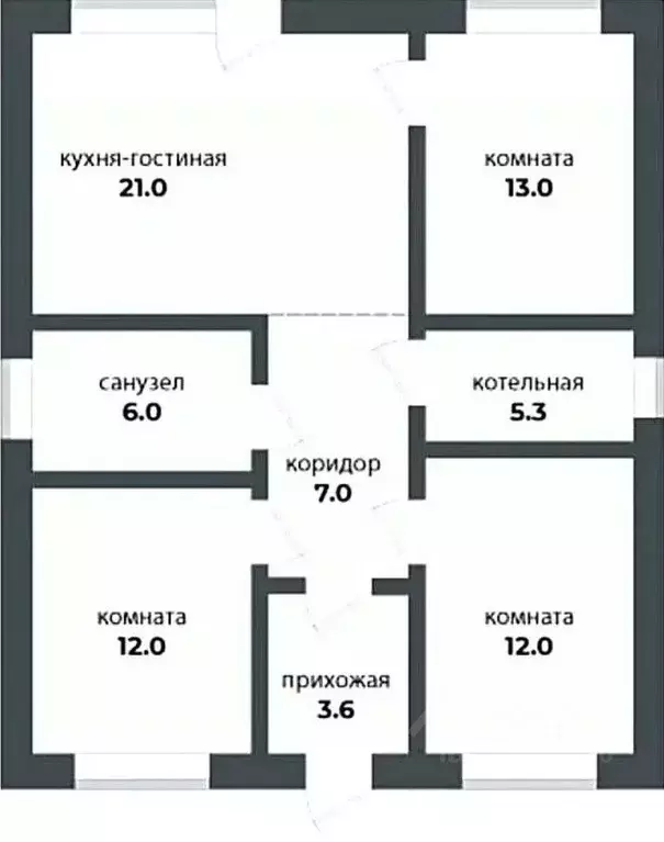 Дом в Краснодарский край, Краснодар ул. Кирилла Россинского, 2/1 (80 ... - Фото 0