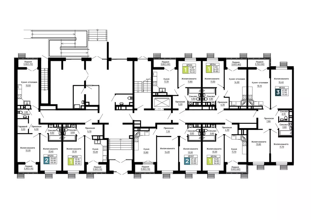 1-к кв. Адыгея, Тахтамукайский район, Яблоновский пгт  (34.4 м) - Фото 2