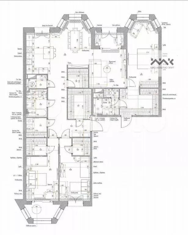 4-к. квартира, 152 м, 3/7 эт. - Фото 0